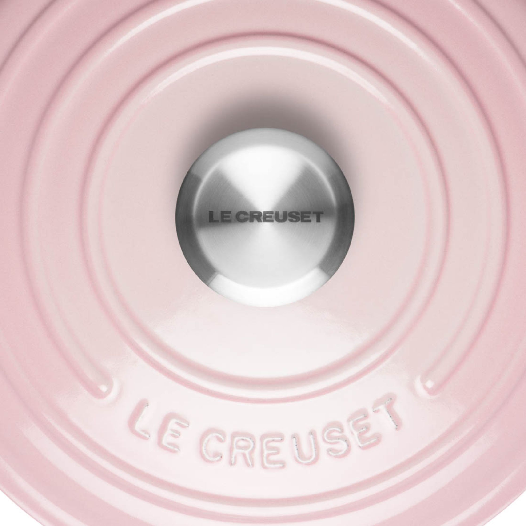 Le Creuset Allekirjoituskierros paahtimo 24 cm, kuori vaaleanpunainen