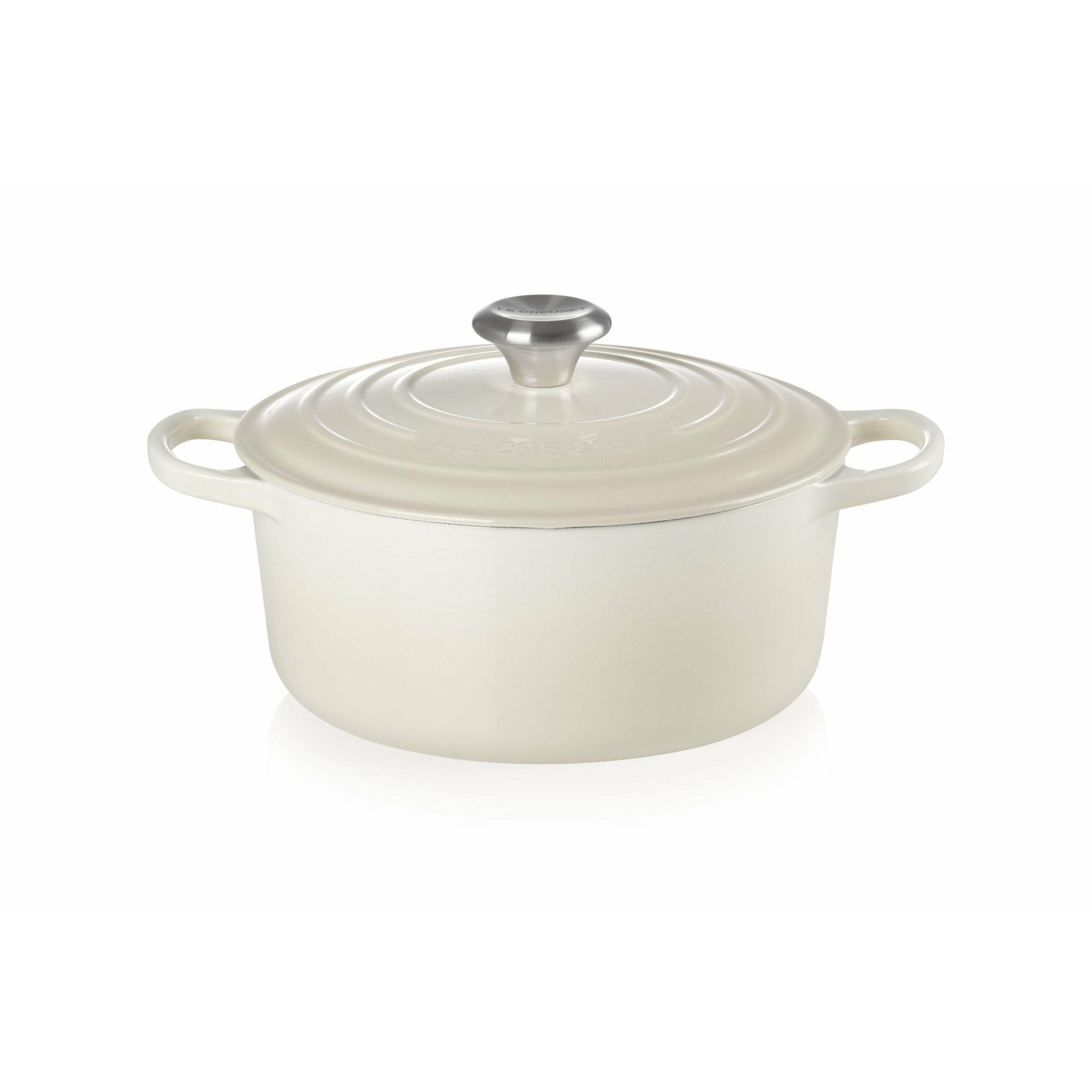 Le Creuset Signature Runder Bräter 26 Cm, Meringue