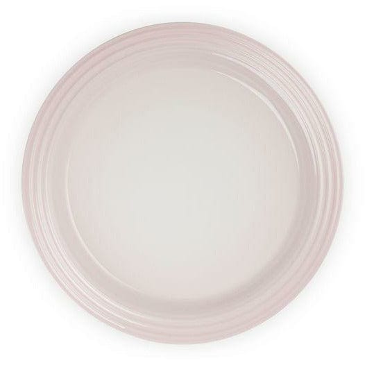 Le Creuset Assiette de dîner signature 27 cm, coquille rose