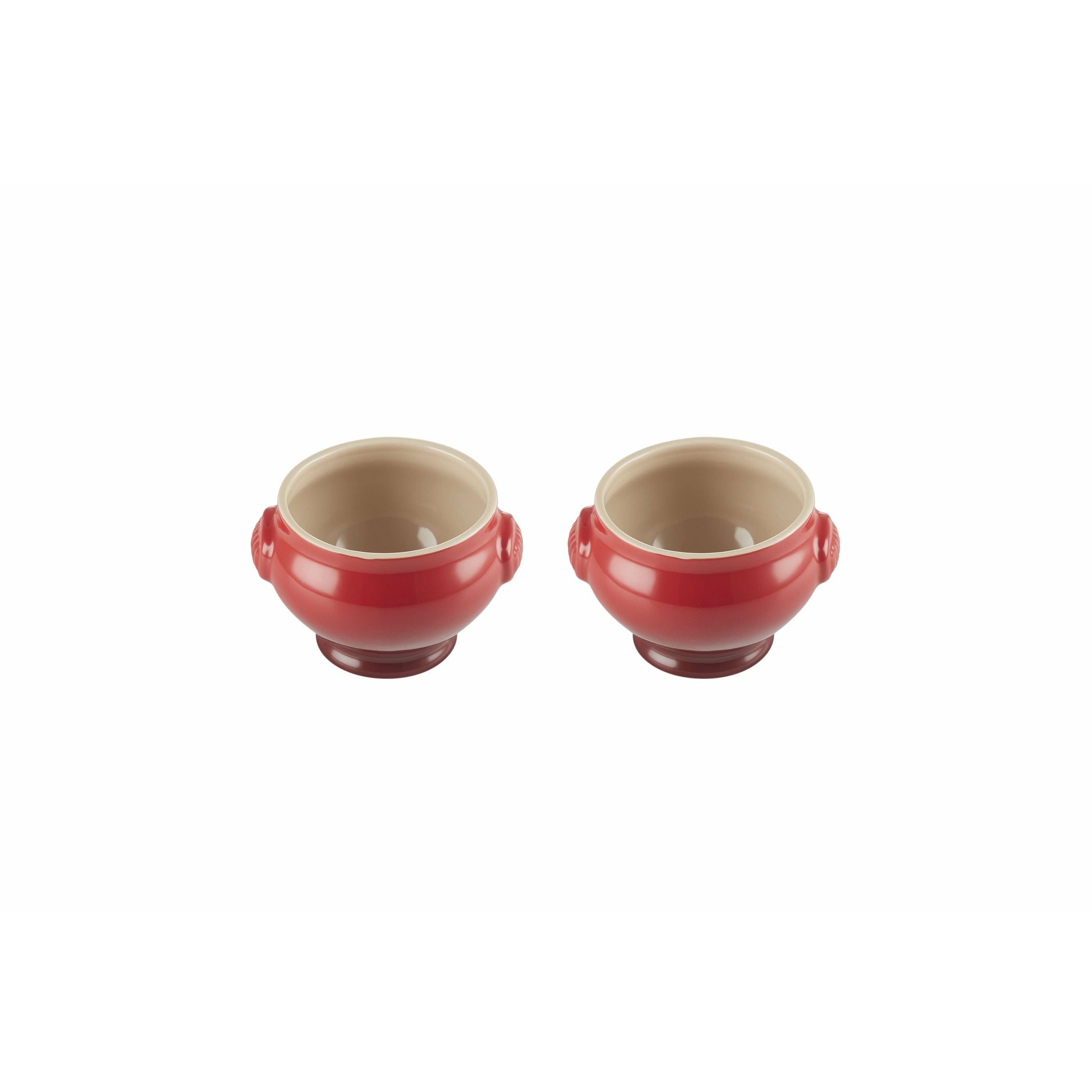 Le Creuset Suppenterrine 06 L Cherry Red, 2 st.