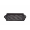 Le Creuset Tradition Plate de grill rectangulaire 32 cm, noir