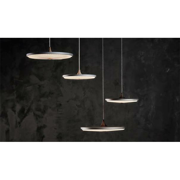 Le Klint Soleil Suspension Lamp Papier Silver Cloud Dimable, 35 cm