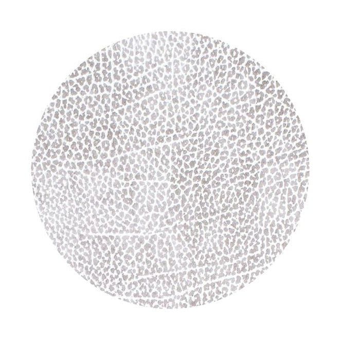 Lind DNA Circle Glass Coaster Ippone Pelle, grigio bianco