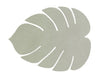 Lind DNA Leaf Glass Coaster Nupo Leather, verde oliva