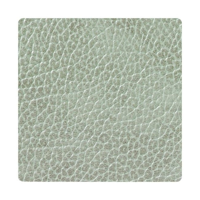 Lind ADN Square Glass Coaster Hippo Leather, Olive Green