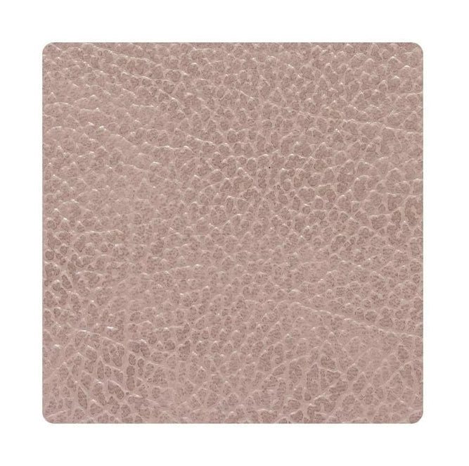 Lind ADN Square Glass Coaster Hippo Leather, gris cálido
