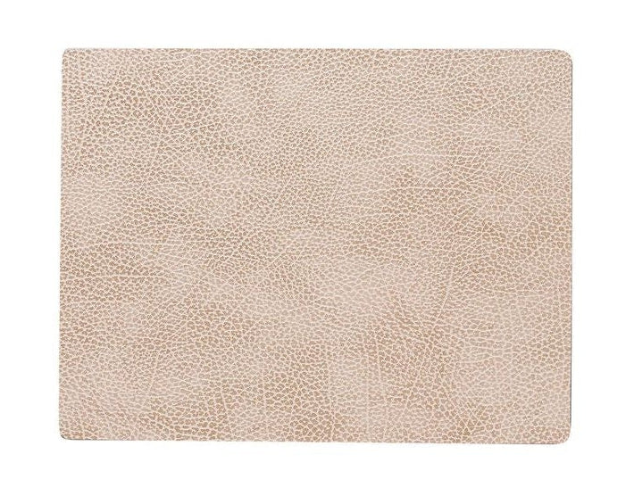 Lind Dna Placemat carré Hippo Leather M, sable