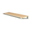 Loca Knax Hat Shelf 40 cm, sapone di quercia/alluminio