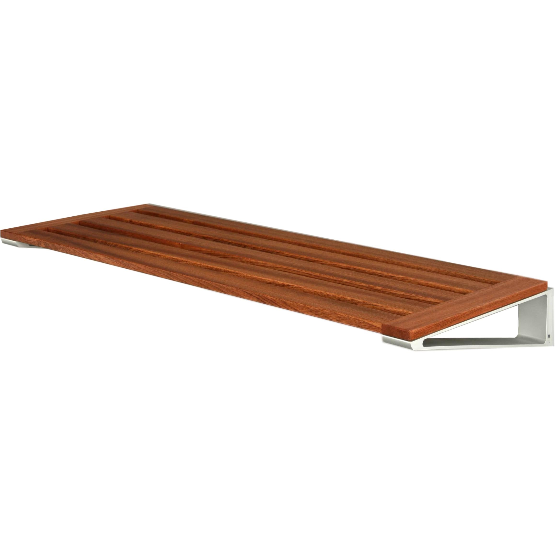 Loca Knax skó rekki 60 cm, mahogany/ál