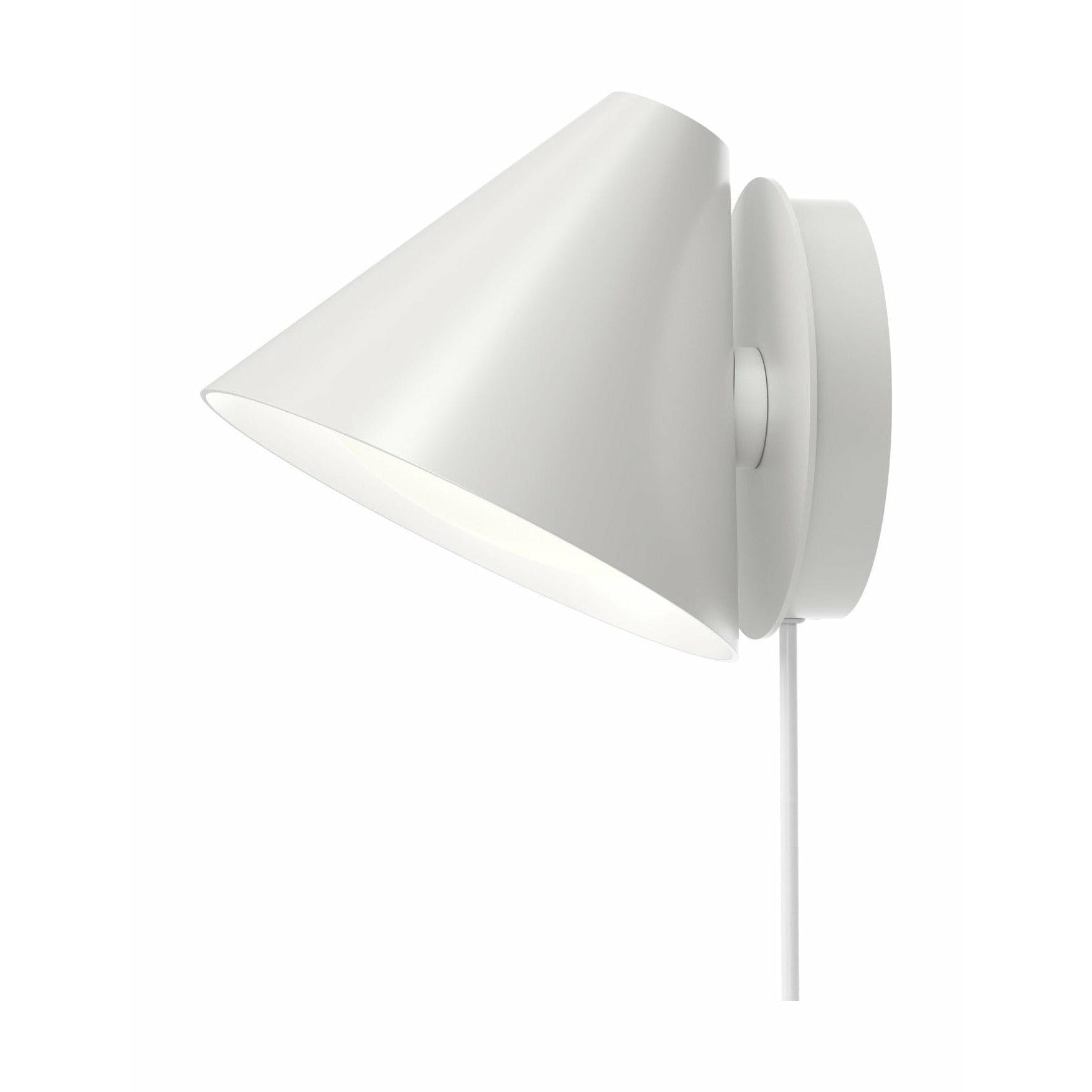 Lámpara de pared de Louis Poulsen Keglen, blanco