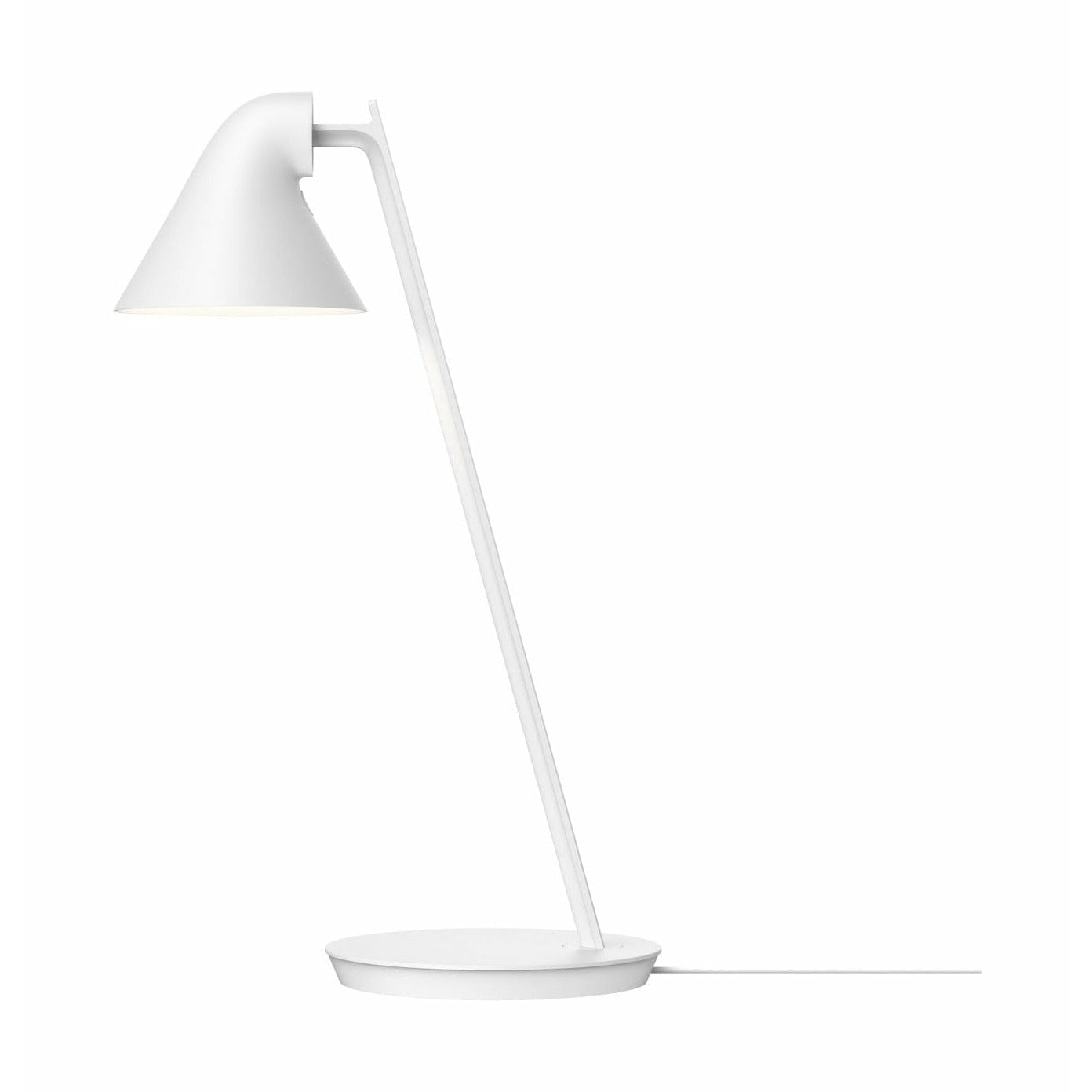Lámpara de mesa de Louis Poulsen NJP, blanco