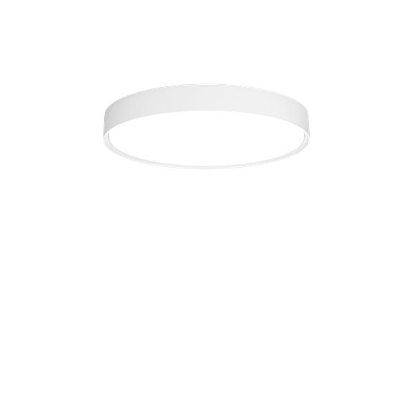 路易斯·普尔森（Louis Poulsen）苗条圆形半凹入灯具Ø440毫米，白色