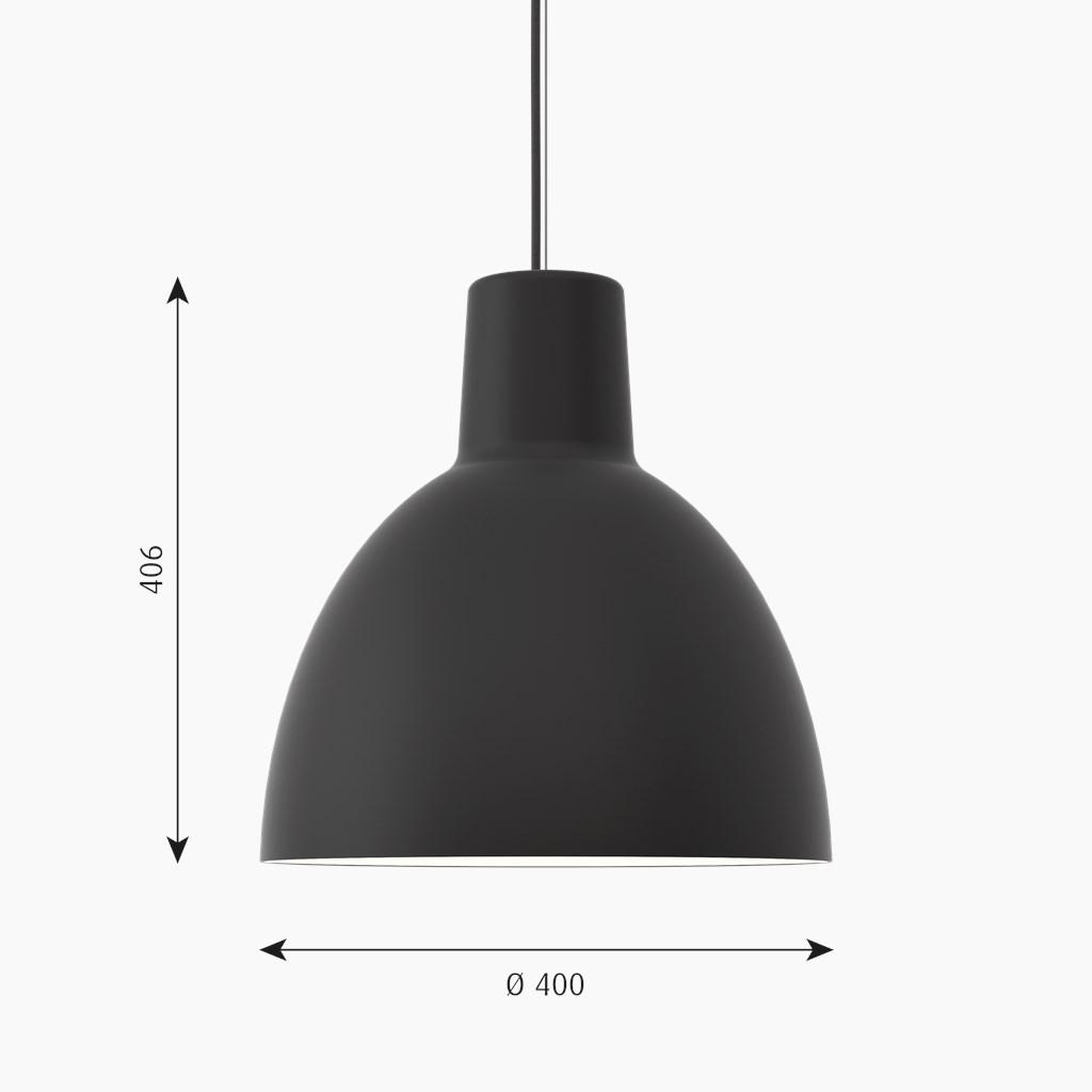 Louis Poulsen Tellbod 400 Pendant, noir