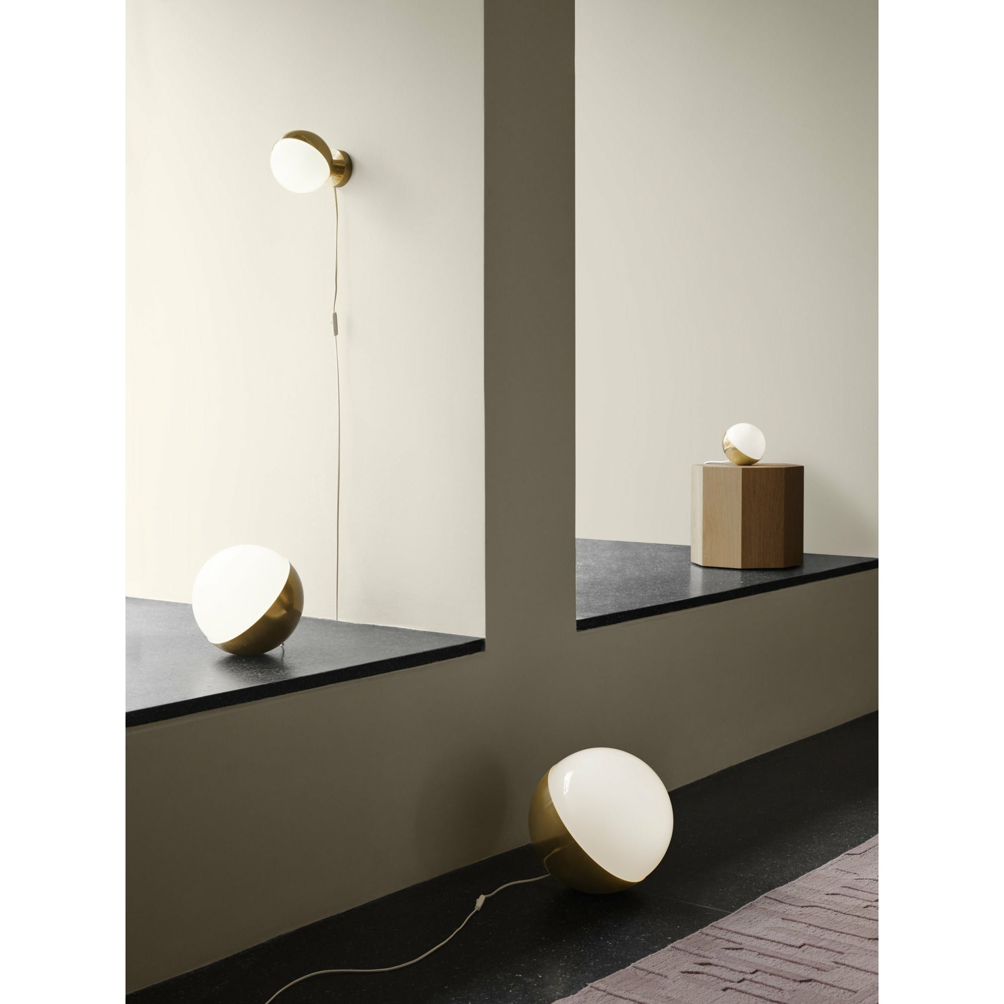 Louis Poulsen VL Studio 150 table / lampadaire, laiton