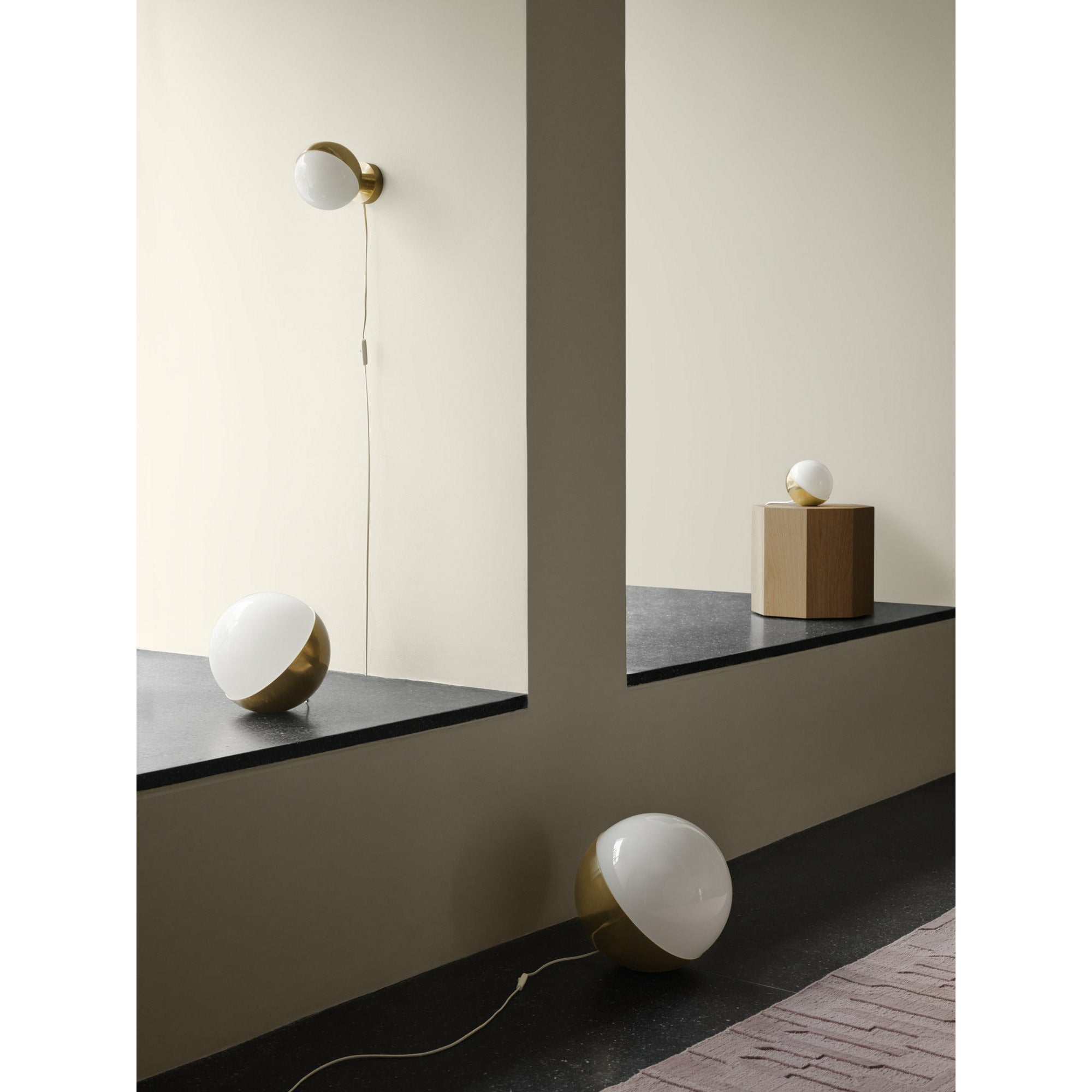 Louis Poulsen Vl Studio 320 Table/Floor Lamp, Brass