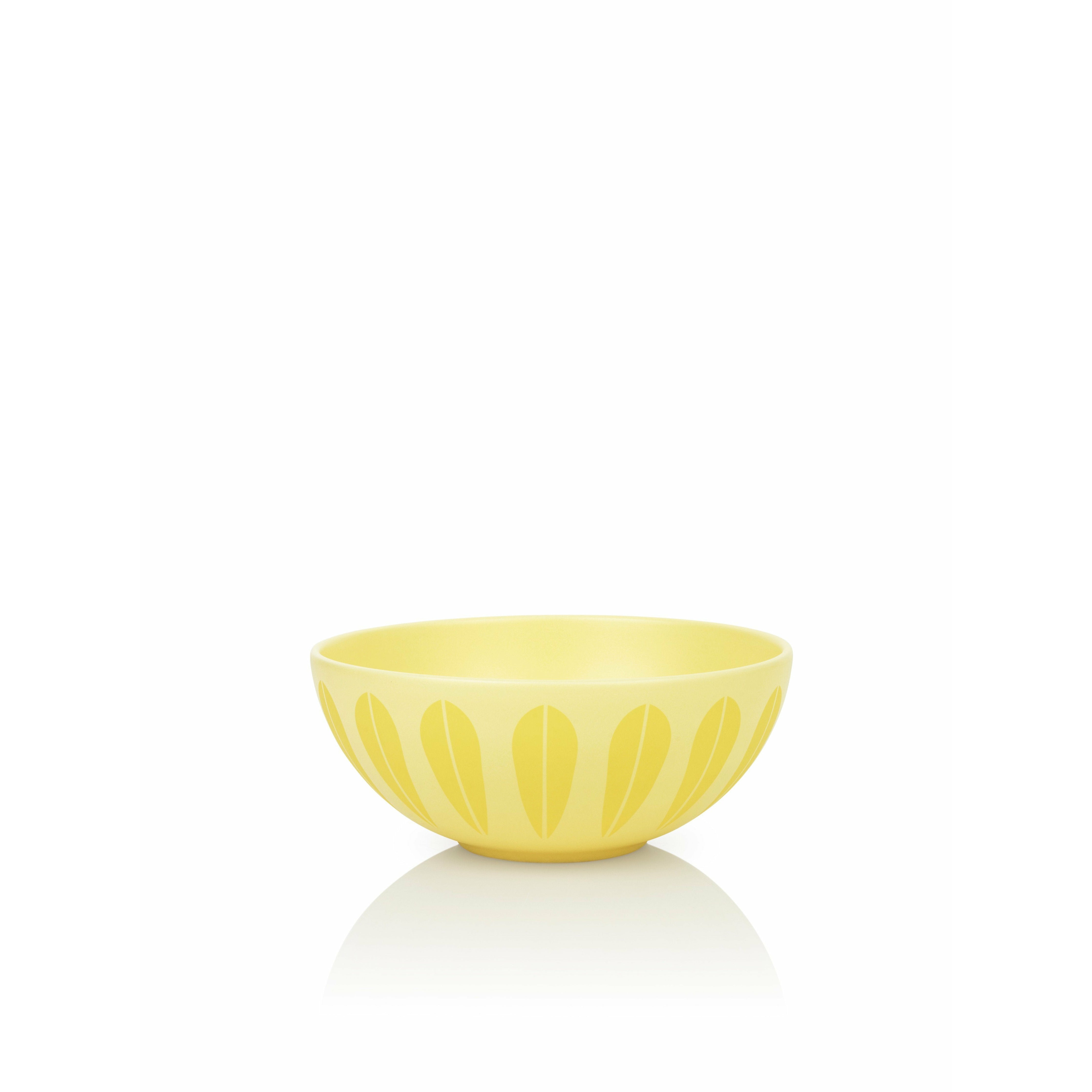Lucie Kaas Arne Clausen Lotus Bowl geel, Ø24 cm