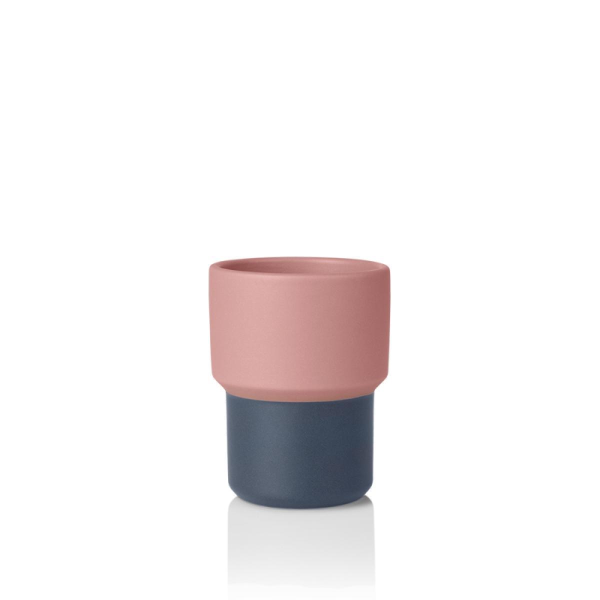 Lucie Kaas Fumario杯子粉红色/深灰色，10厘米