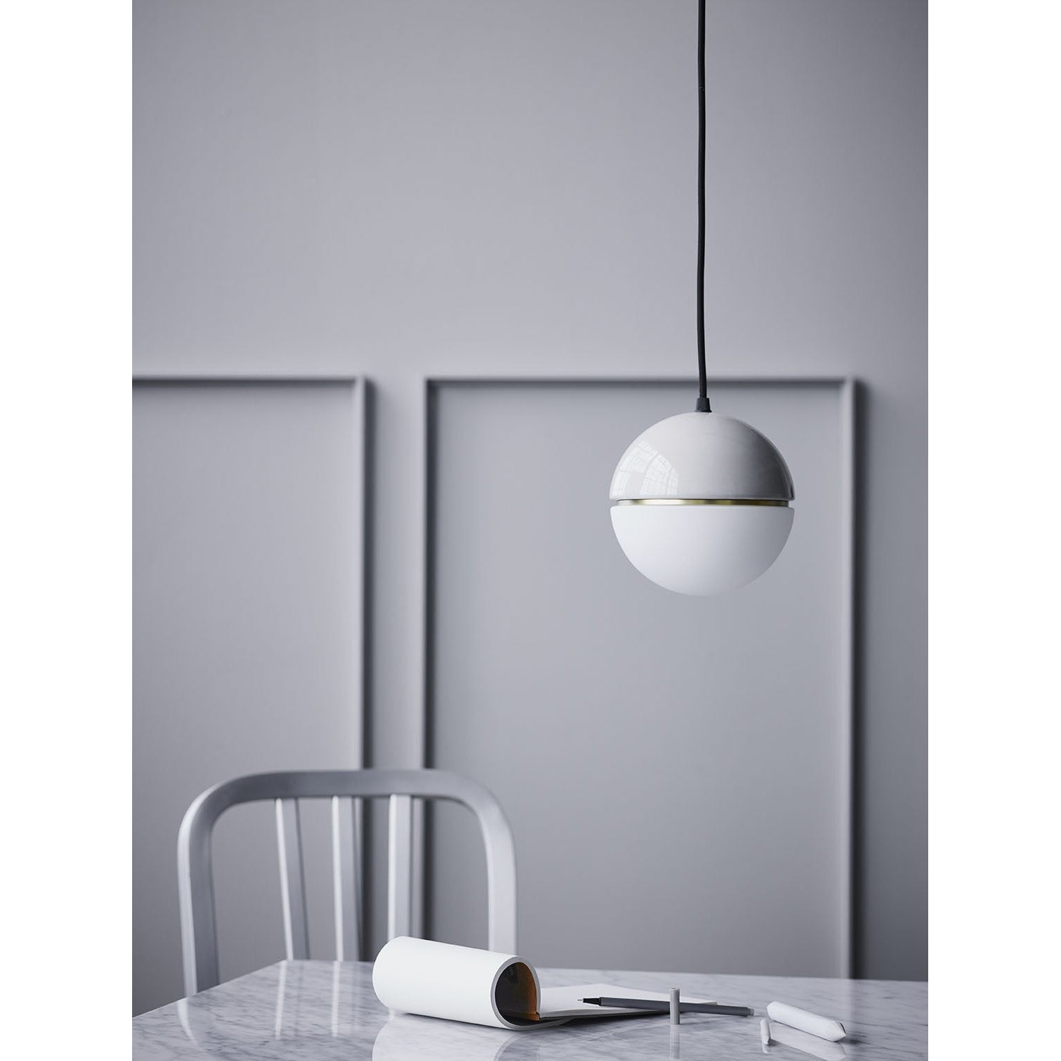 Lucie Kaas Macaroon hanger lampen lichtgrijs, Ø 16 cm
