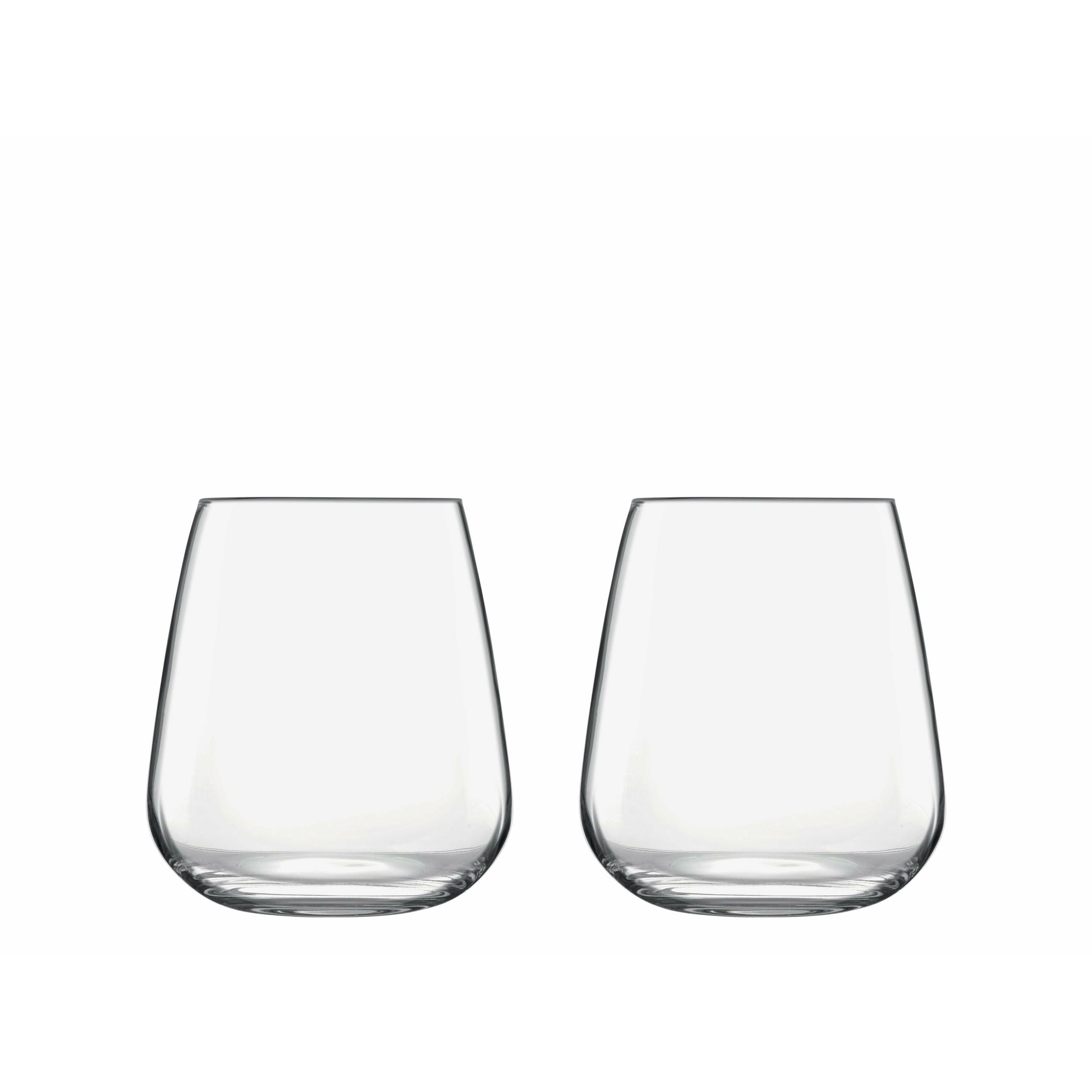 Luigi Bormioli Talismano vattenglas, 2 stycken