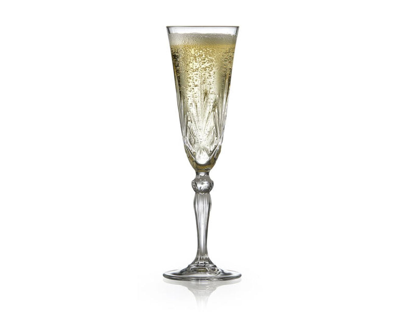 Lyngby Glas Melodia Krystal Champagne Glass 16 CL, 4 pc's.