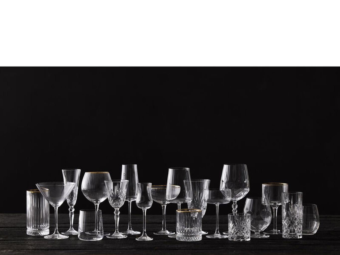Lyngby Glas Melodia Krystal Champagne Glass 16 Cl，4台。