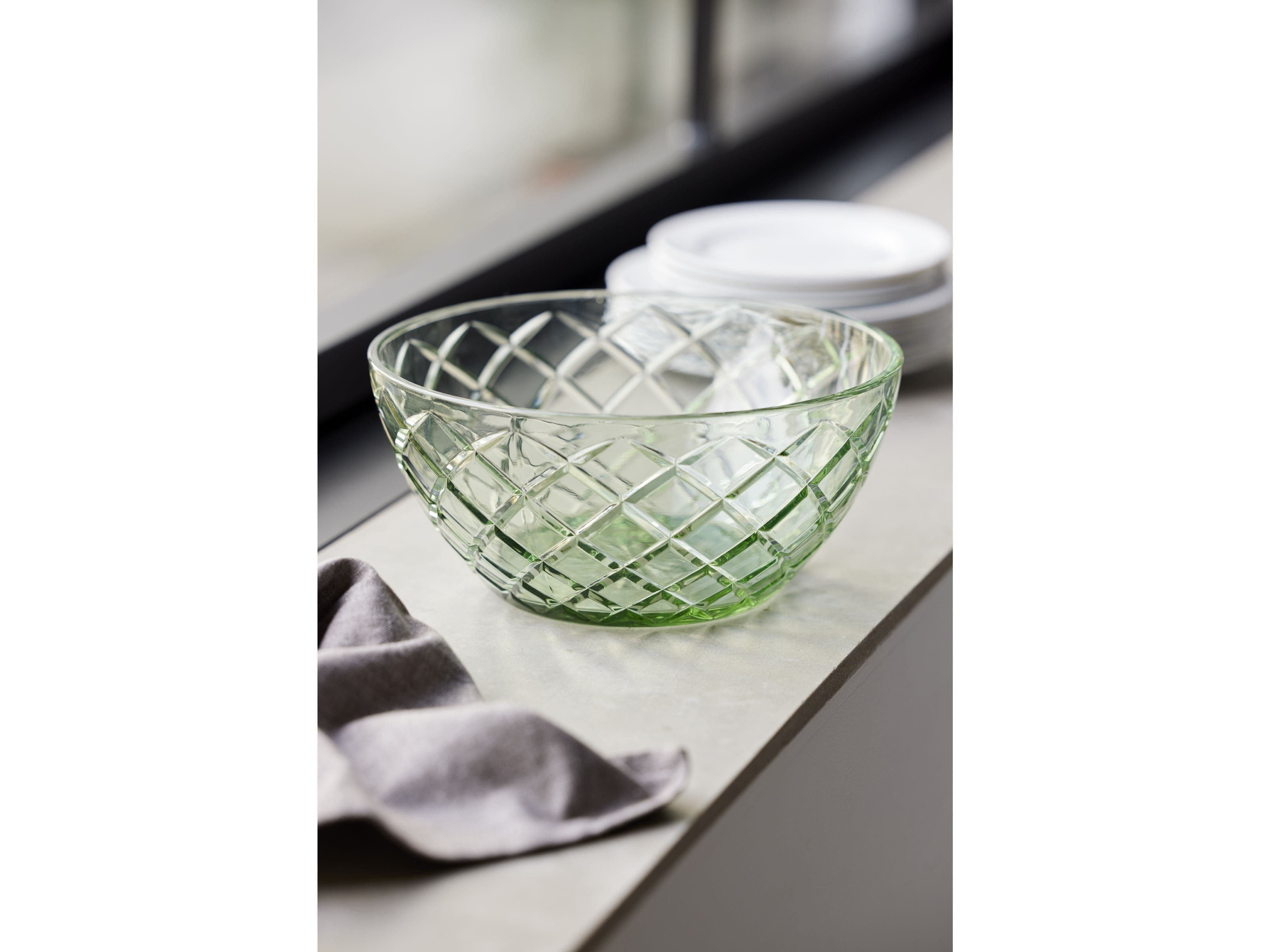 Lyngby Glas Sorrento Salad Bowl, grønn