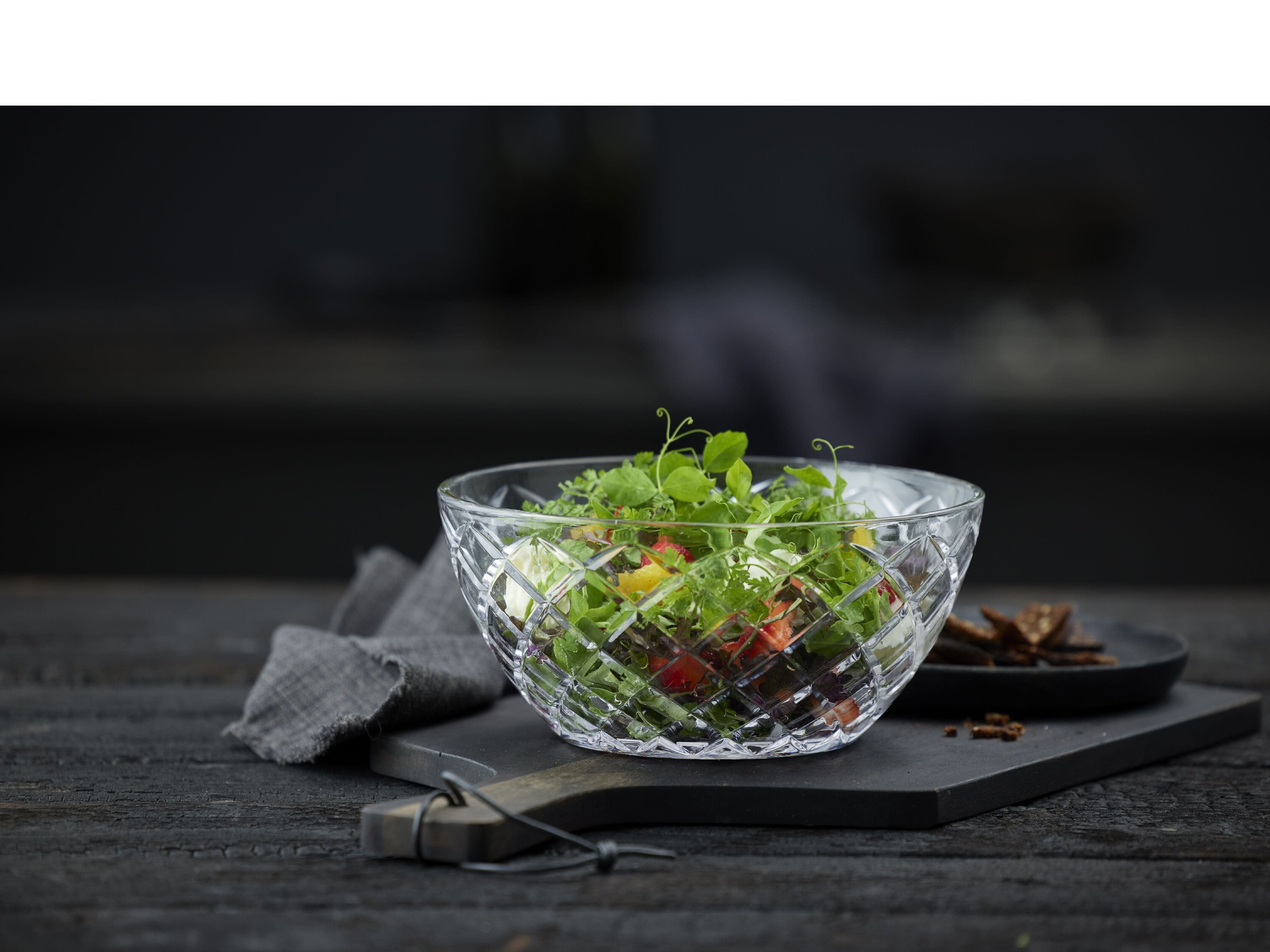 Lyngby Glas Salad Bowl Sorrento, clair