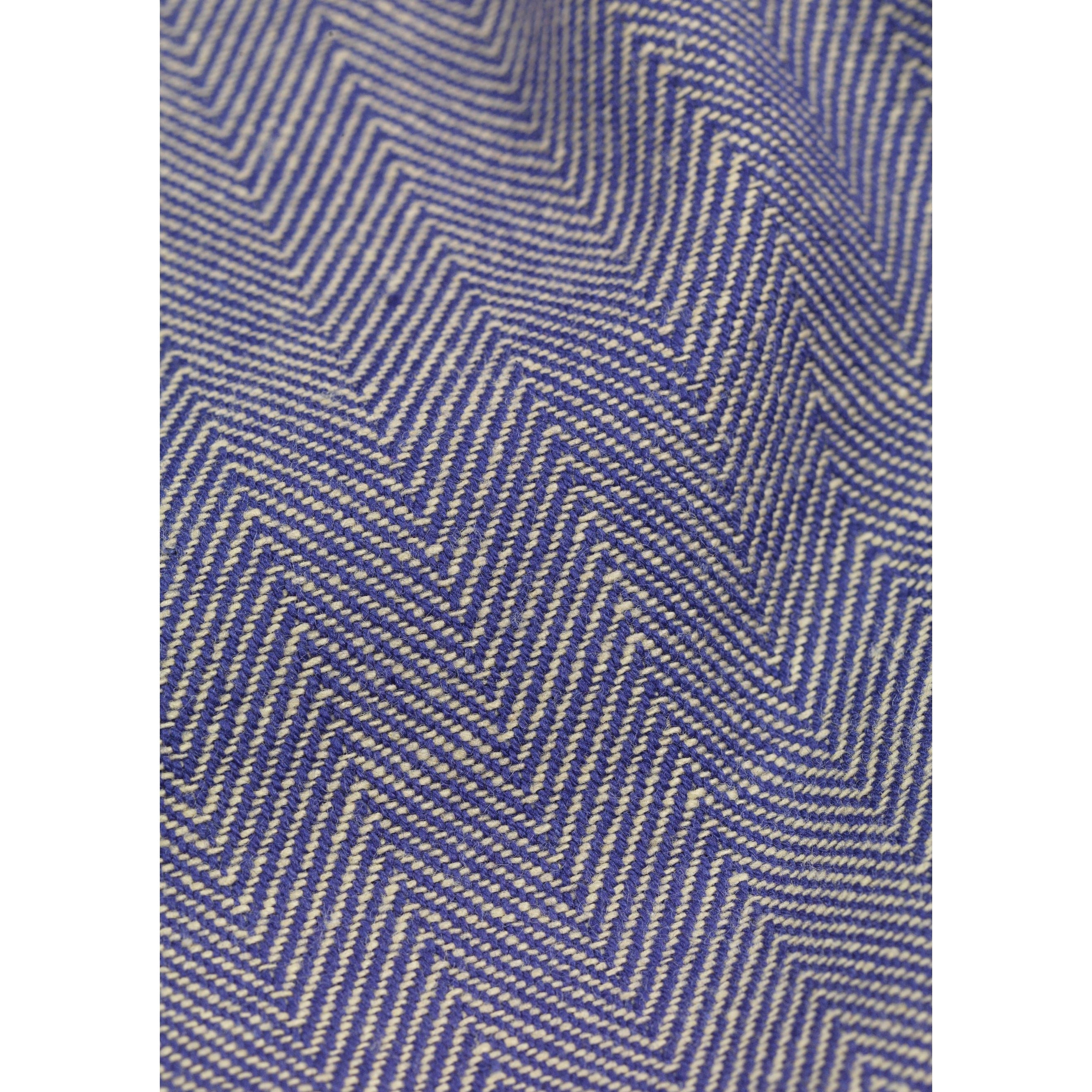 Lyngby Porcelæn Tovaglia a spina di pesce 150x370 cm, blu