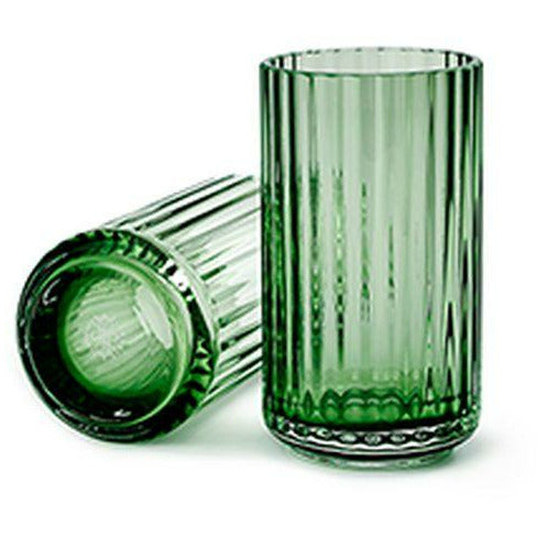 Lyngby Porcelæn Vaas geblazen glas 38 cm, Kopenhagen Green