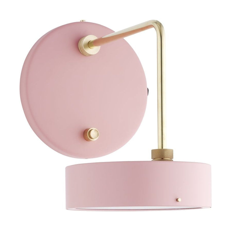 Made By Hand Petite Machine Wall Lamp H: 29, vaaleanpunainen