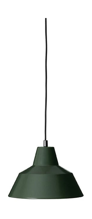 Lámpara de suspensión del taller hecha a mano W2, verde