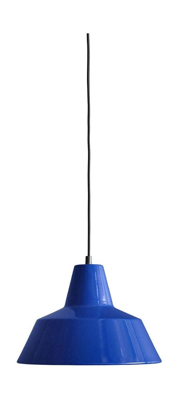 Made By Hand Workshop Suspension Lamp W3, blauw