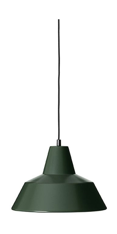 Lámpara de suspensión de taller de hecha a mano W3, verde