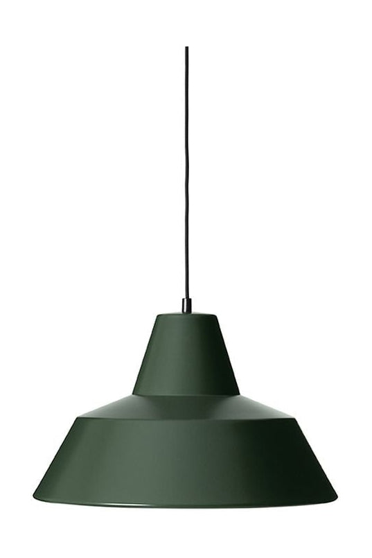 Lámpara de suspensión del taller hecha a mano W4, verde
