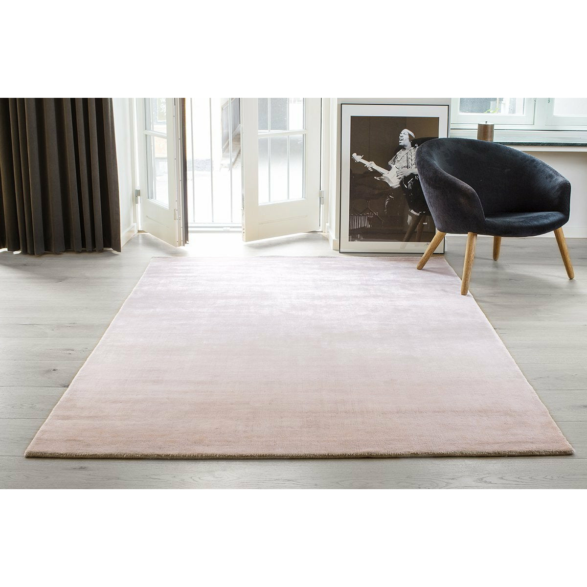 Massimo Bambus tæppe rose støv, 250x300 cm