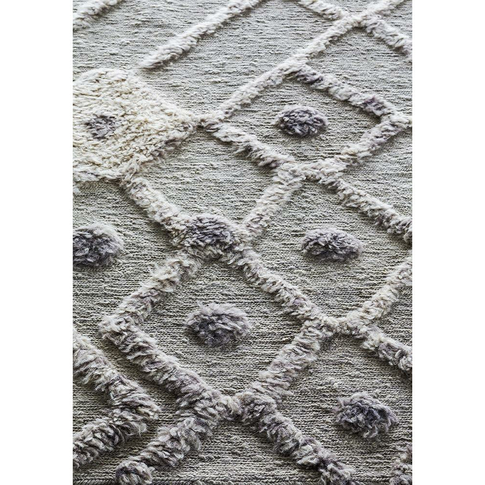 Massimo Bur bur tapis gris, 170x240 cm