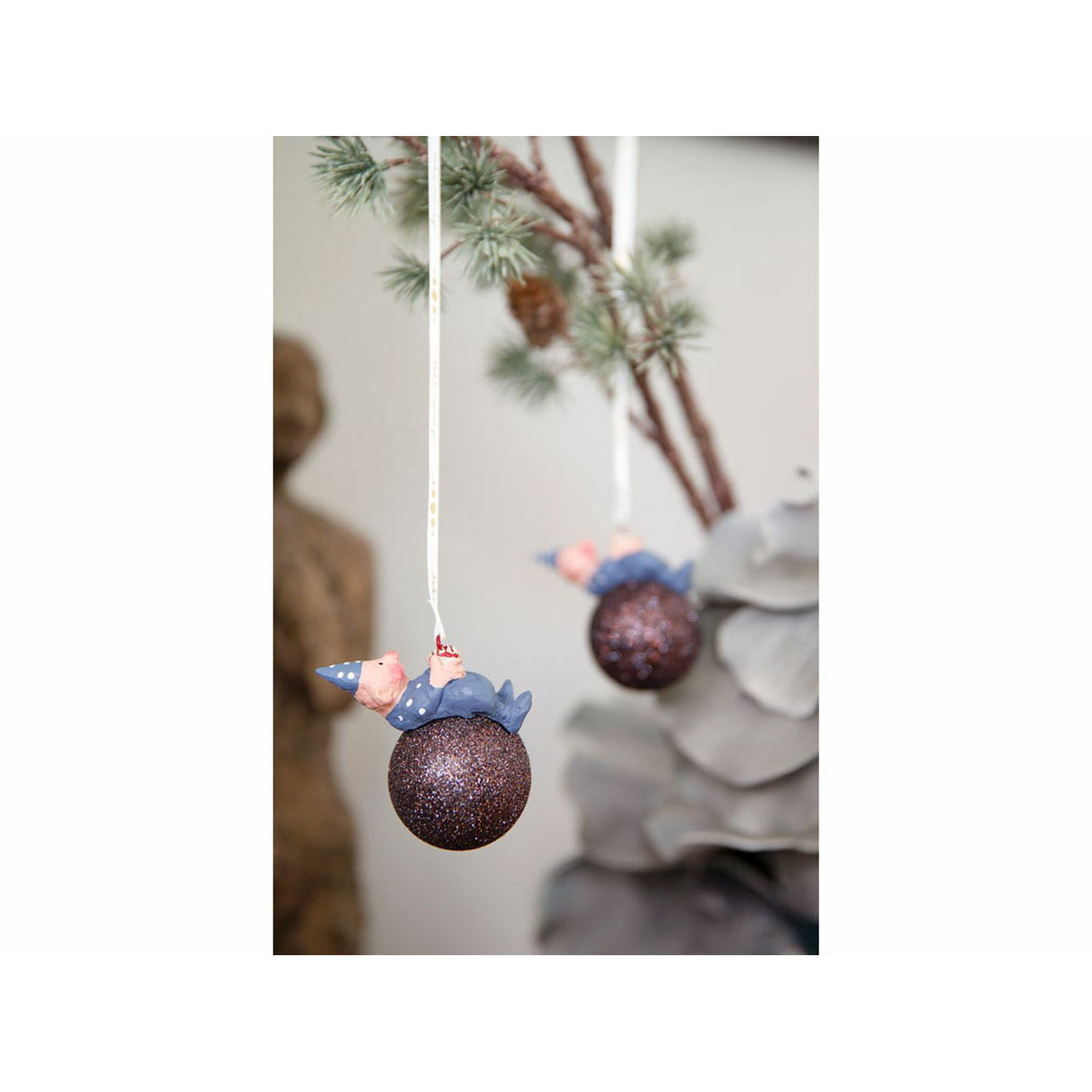 美杜莎哥本哈根我的第一个圣诞节男孩圣诞树球