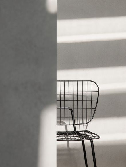 Audo Copenhagen Wm String Seat Cushion Outdoor/Dining, Dark Grey