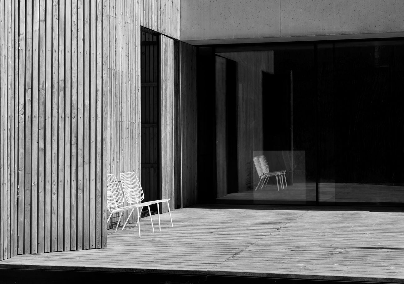 Audo Copenhagen Wm String Seat cojín al aire libre/salón, gris oscuro