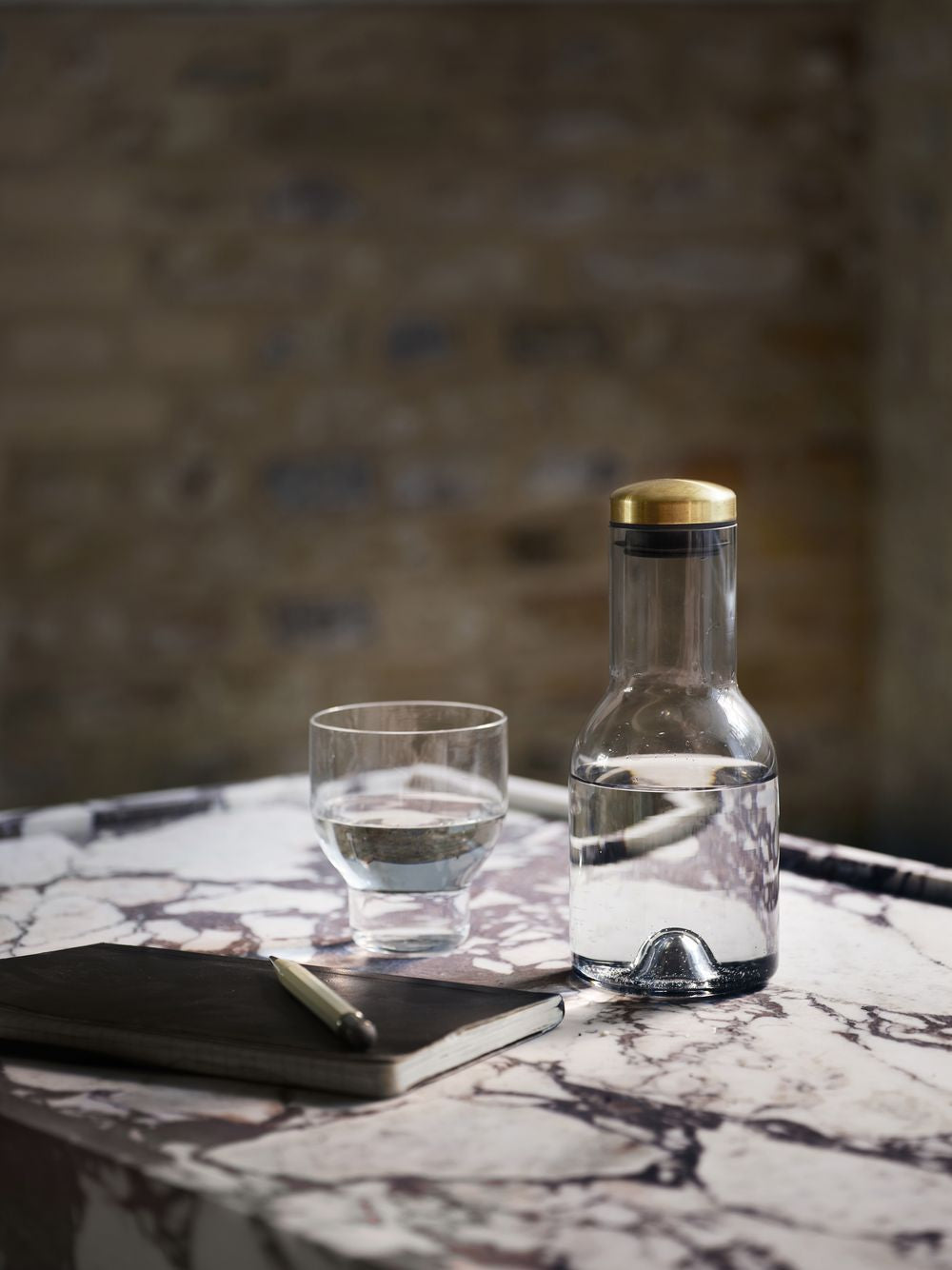 Audo Copenhagen Vin et eau en verre en verre, fumée