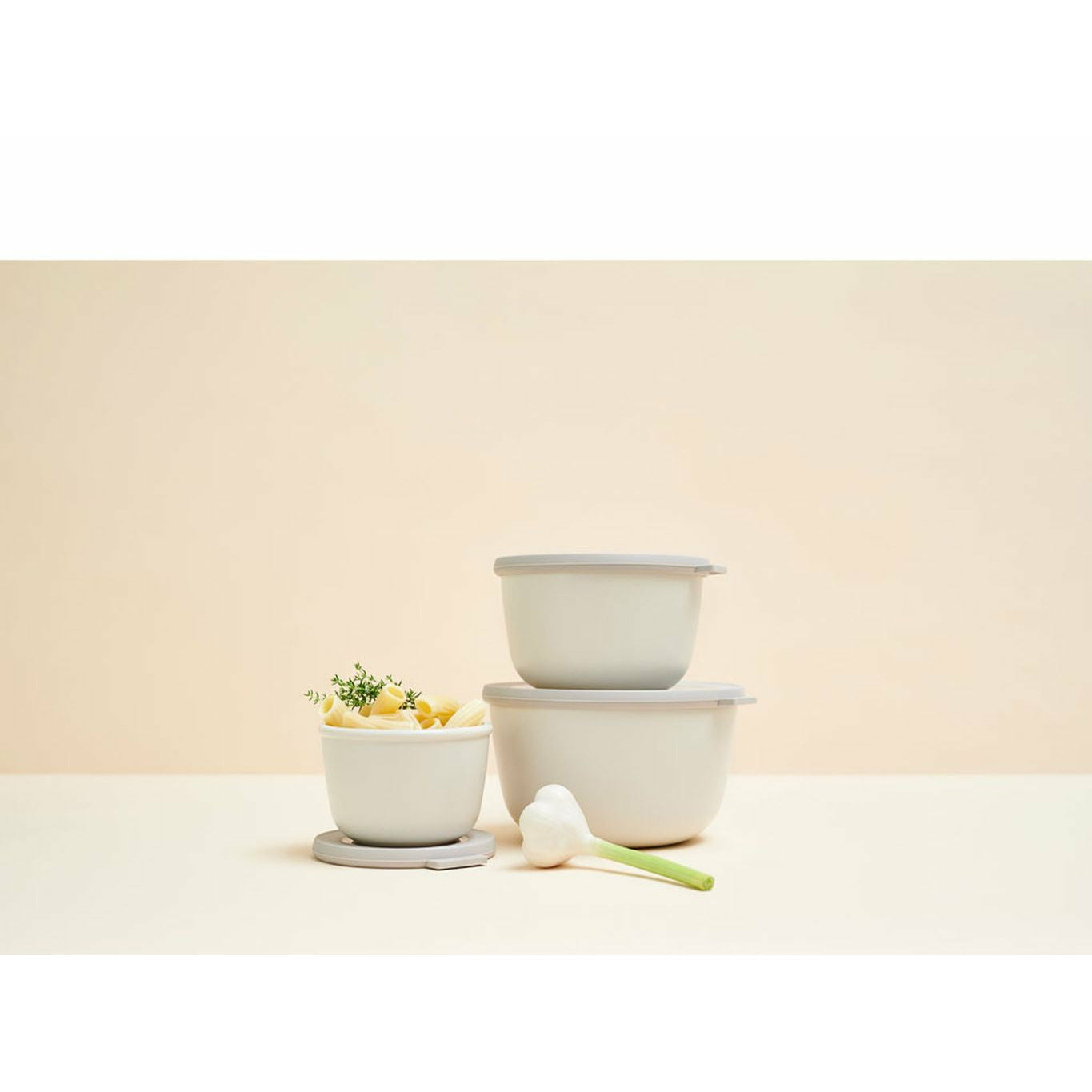 Mepal Cirqula multi bowl rechthoekig 0,5 L, Nordic White