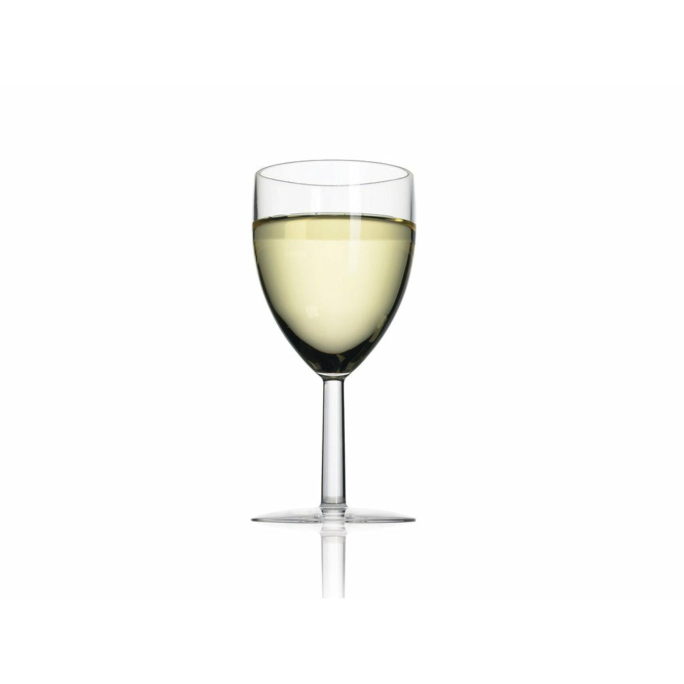 Juego de copa de vino de plástico Mepal de 2 0.2 L, transparente