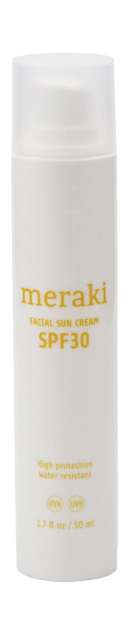 Meraki Facial Sun Cream 50 ml, suavemente perfumada