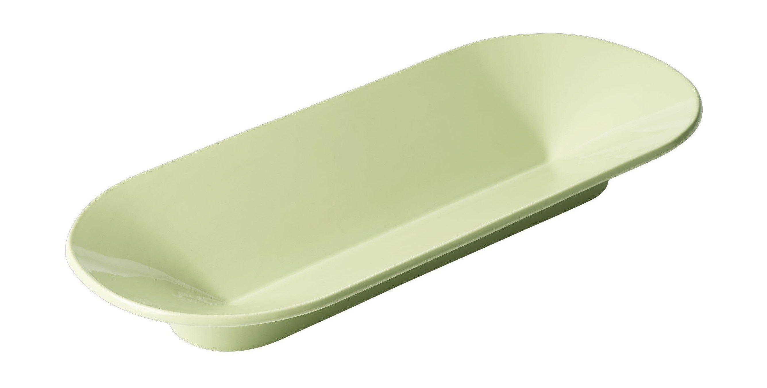 Muuto Mere Bowl de color verde claro, 51,5 x 21,5 cm
