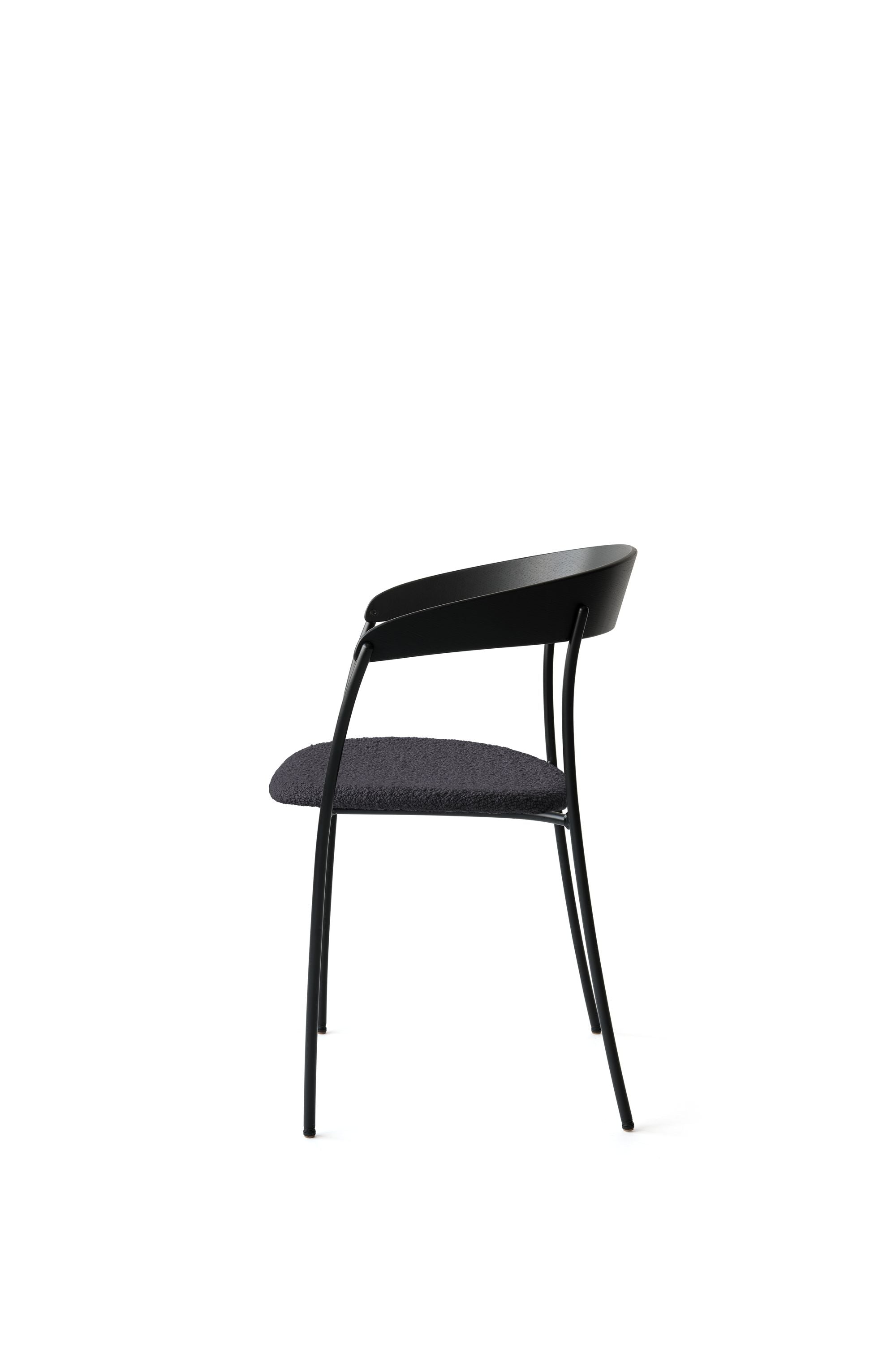 New Works Chêne noir manquant de fauteuil, océan