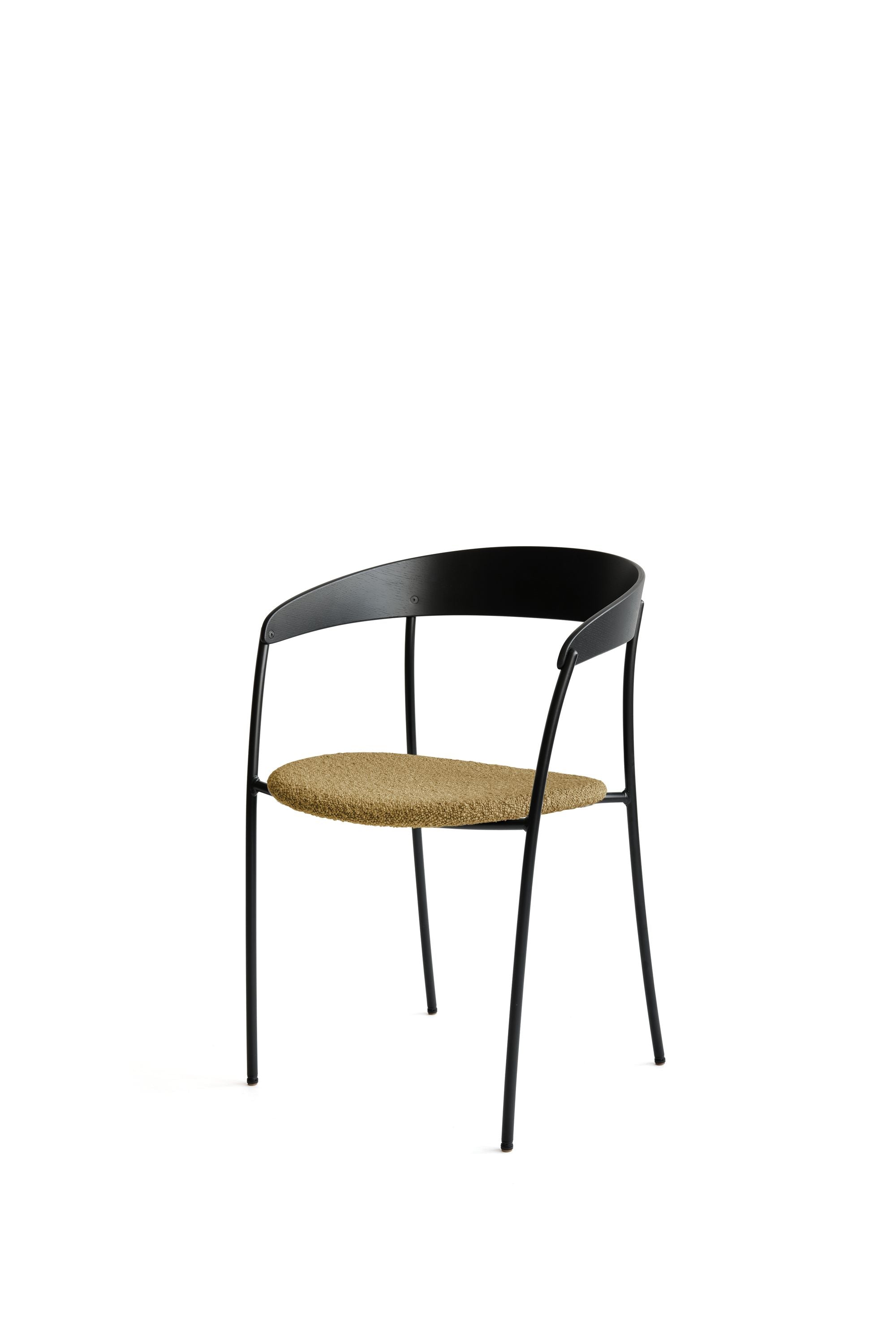 New Works Chêne noir de fauteuil manquant, ocre