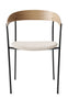 New Works Ontbrekende fauteuil eiken, Lana