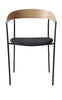 New Works Ontbrekende fauteuil eiken, oceaan