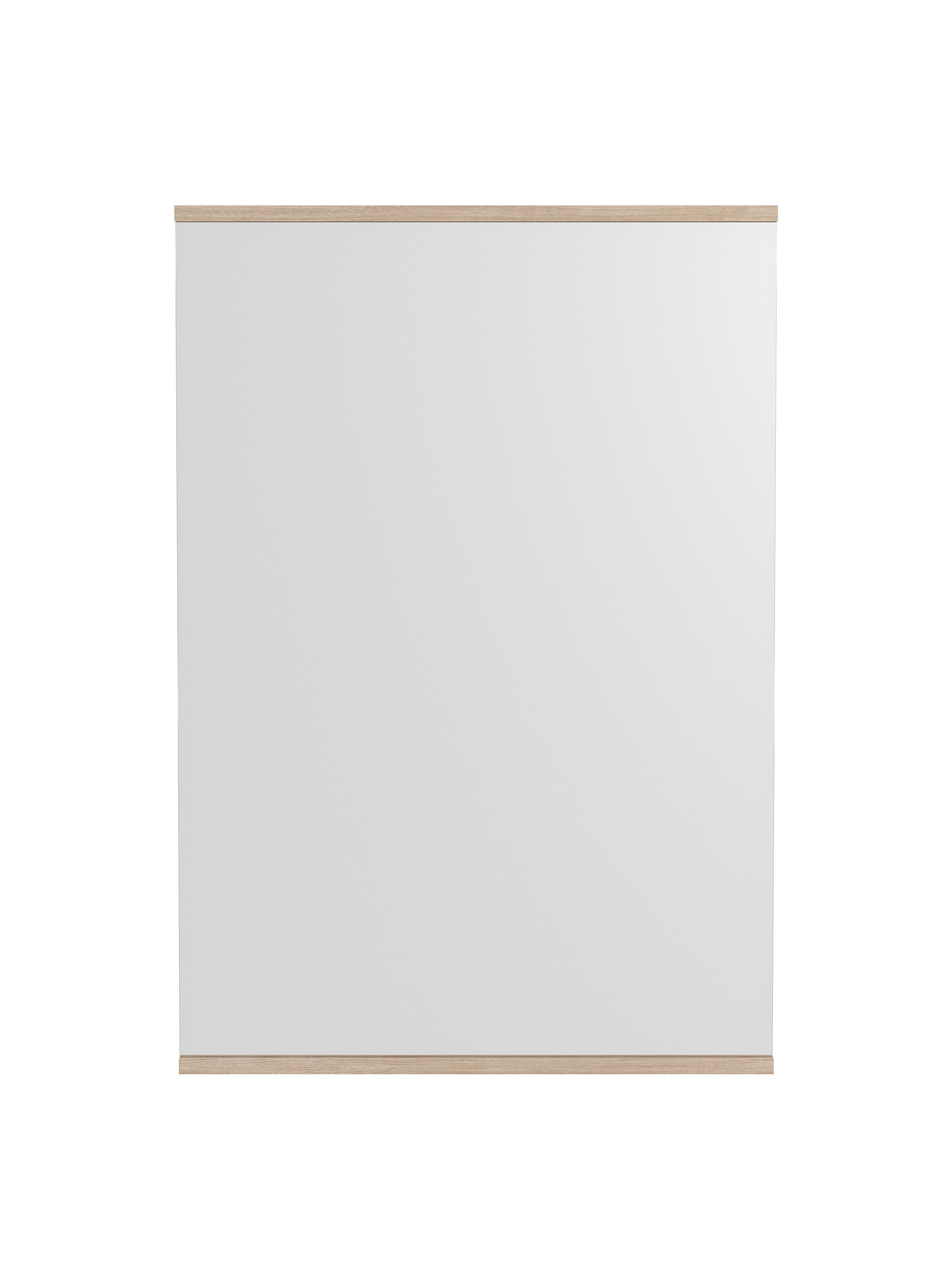 Moebe Rectangular Wall Mirror 101,8x70 Cm, Oak