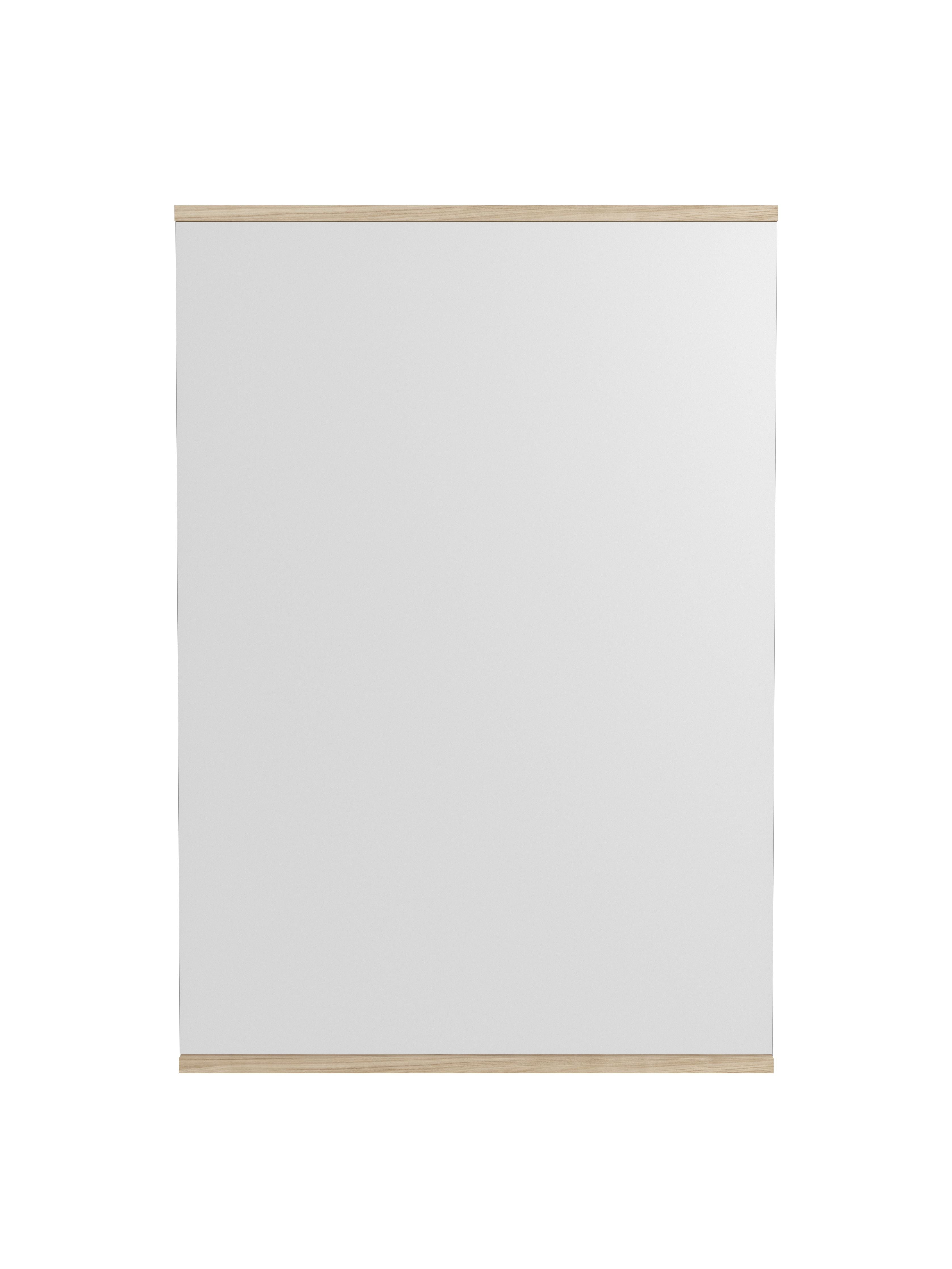 Specchio da parete rettangolare Moebe 101,8x70 cm, cenere